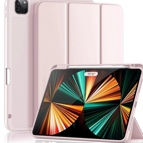 iPad Pro 11 Case, 3rd & 4th Gen with Pencil Holder, Auto Wake/Sleep Smart Cover
